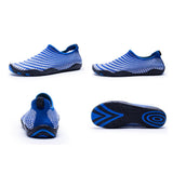 Maxbell Men's Quick-Dry Water Shoes For Beach Swimming Surfing Yoga EU 40 Black blue - Aladdin Shoppers