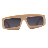 Women Oversized Sunglasses Retro Classic Vintage Fashion Shades Eyewear Beige