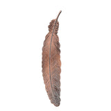 Maxbell Metal Feather Creative Ultra-thin Bookmarks Stationery Office Supplies Copper - Aladdin Shoppers