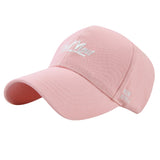 Womens Baseball Cap Hip-Hop Hat Adjustable Snapback Sport Unisex Pink