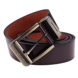 Maxbell Casual Formal Mens Strap Belt Waistband Pin Buckle Belt Waist Band Coffee - Aladdin Shoppers
