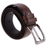 Men's Casual Formal Strap Belts Waistband Pin Buckle Belt Waistbelt Coffee