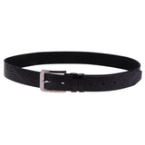 Men's Casual Formal PU Leather Strap Belts Pin Buckle Belt Waistbelt Black