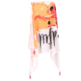 Women Bohemian Fashion Long Cotton Scarf Wraps Tassels Print Shawl Girls #5