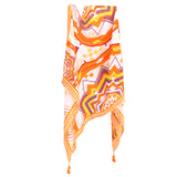 Women's Tassel Shawl Wrap Scarves Large Wraps Shawl Boho Beach Scarf 2