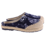 Max Chinese Style Linen Round Toe Shoes Dragon Totem Handmade Slip-on Loafers 43