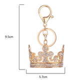 Women Cartoon Animal Keychain Key Chain Handbag Accessory Sliver Crown