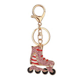 Maxbell Rhinestone Key Chain Car Key Ring Accessory Crystal Bag Decor Keyring Pink - Aladdin Shoppers