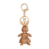 Maxbell Rhinestone Key Chain Car Key Ring Accessory Crystal Bag Decor Keyring Pink - Aladdin Shoppers