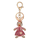 Maxbell Rhinestone Key Chain Car Key Ring Accessory Crystal Bag Decor Keyring Pink - Aladdin Shoppers
