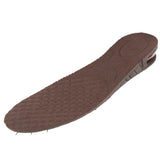 3-Layer Air up Height Increase Elevator Heels Shoes Insole Brown 3.5cm