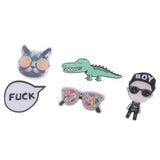 1set Cartoon Brooch Shirt Label Pin Collar Bag Badge Jewelry Gift Girls