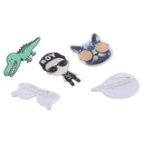 Maxbell 1set Cartoon Brooch Shirt Label Pin Collar Bag Badge Jewelry Gift Boys - Aladdin Shoppers