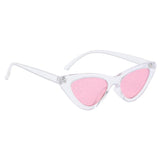 Fashion Women Sunglasses Outdoor UV400 Eyewear Clear Frame Pink Lens