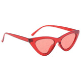 Fashion Women Sunglasses Outdoor UV400 Eyewear Red Frame Red Lens