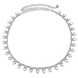 Maxbell Fashion Women Belly Dance Waist Chain Belt Bridal Waistband Wedding Party