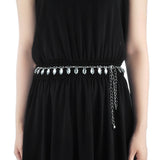 Maxbell Fashion Women Belly Dance Waist Chain Belt Bridal Waistband Wedding Party