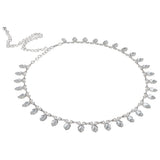 Maxbell Fashion Women Belly Dance Waist Chain Belt Bridal Waistband Wedding Party
