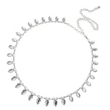 Maxbell Fashion Women Belly Dance Waist Chain Belt Bridal Waistband Wedding Party