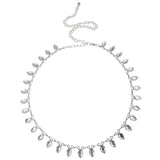 Maxbell Fashion Women Belly Dance Waist Chain Belt Bridal Waistband Wedding Party