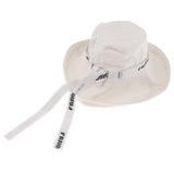 Maxbell Mens Womens UV Protection Beach Sun Hat Adjustable Wide Brim Fishing Hat White - Aladdin Shoppers