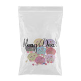Maxbell Cute Lovely Canvas Change Purse Rianbow Color Lady Zip Wallet Shell Shape - Aladdin Shoppers