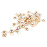 Maxbell Handmade Bridal Hair Accessories Hair Comb with Rhinestone Wedding Hair Comb - Aladdin Shoppers
