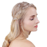 Maxbell Crystal Rhinestone Headband Wedding Party Hairband Hair Accessories Silver - Aladdin Shoppers