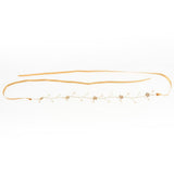 Maxbell Flower Rhinestone Crystal Wedding Headband Bridal Headpieces Style 3 Gold - Aladdin Shoppers