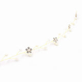 Maxbell Flower Rhinestone Crystal Wedding Headband Bridal Headpieces Style 3 Gold - Aladdin Shoppers