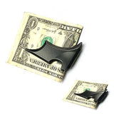 Mens Alloy Money Clip Classic Cash Credit Card Holder Money Organizer Black 01