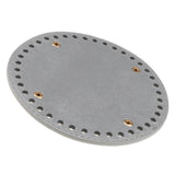 40 Holes Nail Round Bag Bottom Cushion Pad for Hand-made DIY Bags Sliver