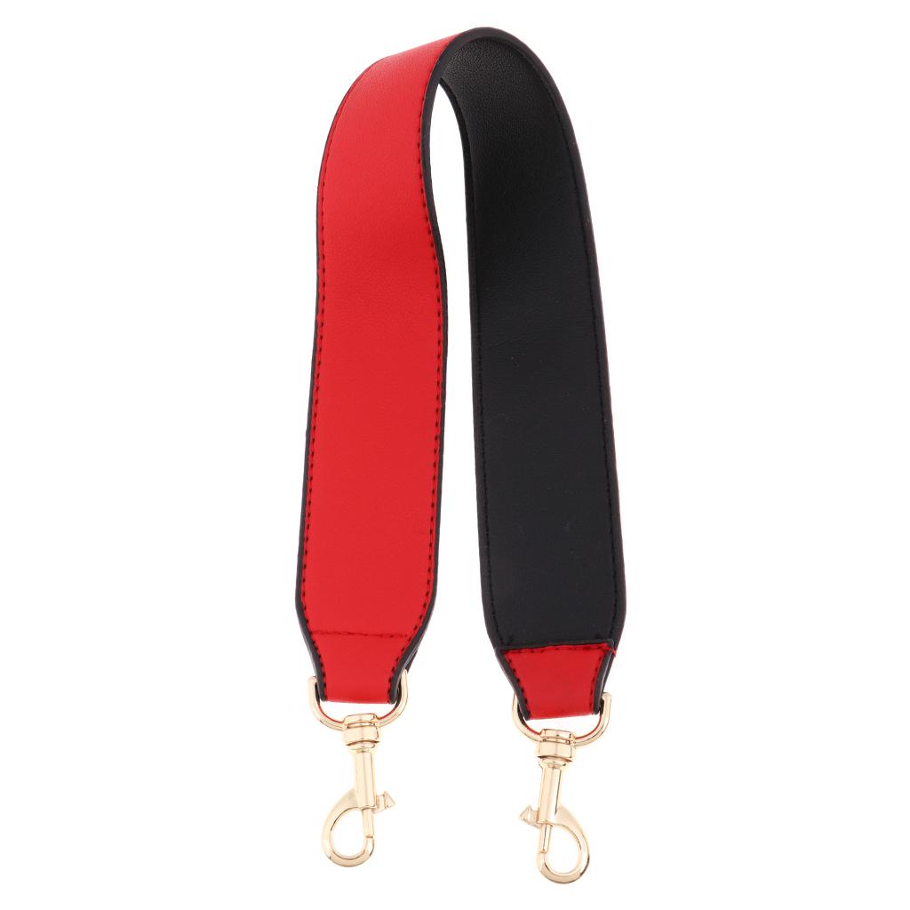 Wide Shoulder Bag Strap Replacement Removable Handbag Purse Tote Strap Red