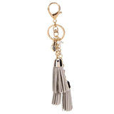 Maxbell Women Girls Kids Tassel Key Chain Car Key Ring Accessory Bag Decor Pendant Gray - Aladdin Shoppers