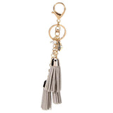 Maxbell Women Girls Kids Tassel Key Chain Car Key Ring Accessory Bag Decor Pendant Gray - Aladdin Shoppers