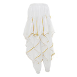 Womens Belly Dance Harem Pants Tribal Baggy Arabic Halloween Pants Costumes White