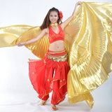 Womens Belly Dance Harem Pants Tribal Baggy Arabic Halloween Pants Costumes Red