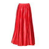 Belly Dance Skirt Tribal Two Side Slit Skirt (no Belt) Red