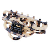 Women Hair Claw Clamps Clips Grips Styling Tool Hair Accessories Leopard