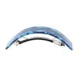 Automatic French Barrette Large Hair Clip Hairpin Hair Accessory Blue+Gray