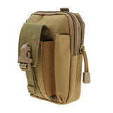 Nylon Waist Pack Bag Pouch Utility Camping Hiking Fanny Packs Cell Phone Bag Khaki