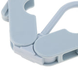 Maxbell Foldable Clothes Hanger Portable Travel Coat Drying Rack with 4 Clips Blue - Aladdin Shoppers