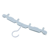 Maxbell Foldable Clothes Hanger Portable Travel Coat Drying Rack with 4 Clips Blue - Aladdin Shoppers