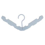 Maxbell Foldable Clothes Hanger Portable Travel Coat Drying Rack with 4 Clips Blue - Aladdin Shoppers