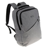 Maxbell Business Laptop Backpack Computer School Bag with USB Charging Port Gray - Aladdin Shoppers