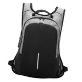 Maxbell Anti theft Laptop Backpack with USB Charging Port School Travel Bag Gray - Aladdin Shoppers