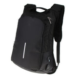 Maxbell Anti theft Laptop Backpack with USB Charging Port School Travel Bag Gray - Aladdin Shoppers