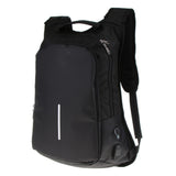 Maxbell Anti theft Laptop Backpack with USB Charging Port School Travel Bag Gray - Aladdin Shoppers