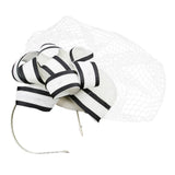 Womens Wedding Bridal Veil Fascinator Hats Headpieces Hair Clip Headband White