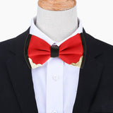 Multicolor Gentlemen's Tuxedo Bow Tie Bowtie Necktie for Men Red